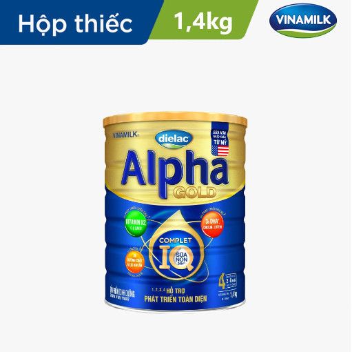 SB Dielac Alpha Gold IQ 4 HT 1400g (Sữa Non)