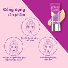 Kem Dưỡng Trắng Tạo Nền BB Cream Pond's Flawless Radiance SPF30 sáng da đều màu 25g