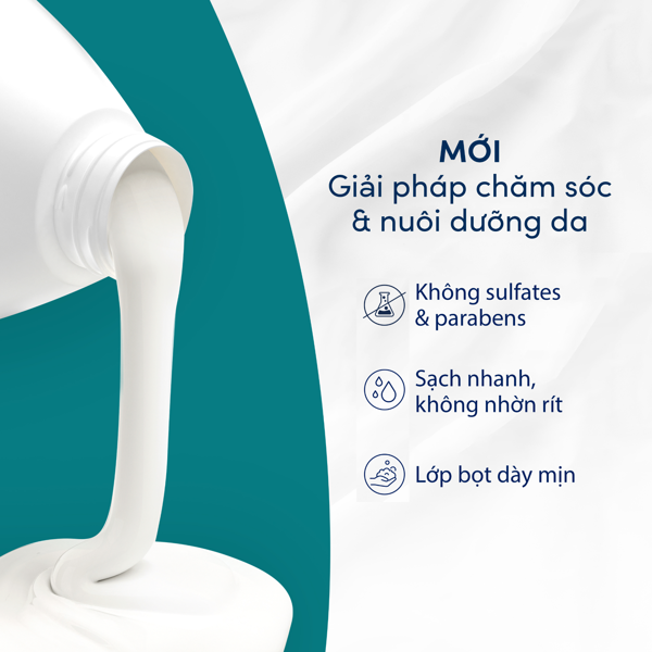 DOVE Sữa Tắm Chăm Sóc Da Nhạy Cảm (Xanh Nhạt) 500G