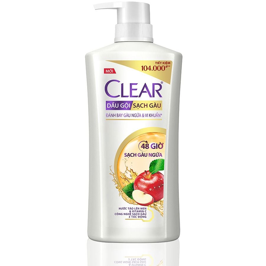 CLEAR dầu gội 48 giờ sạch gàu ngứa