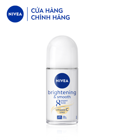 Lăn Khử Mùi Nữ Sáng Mịn Se Lỗ Chân Lông Nivea 50Ml 81644