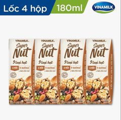 Sữa 9 loại hạt Vinamilk Super Nut 180ml (24H/T)