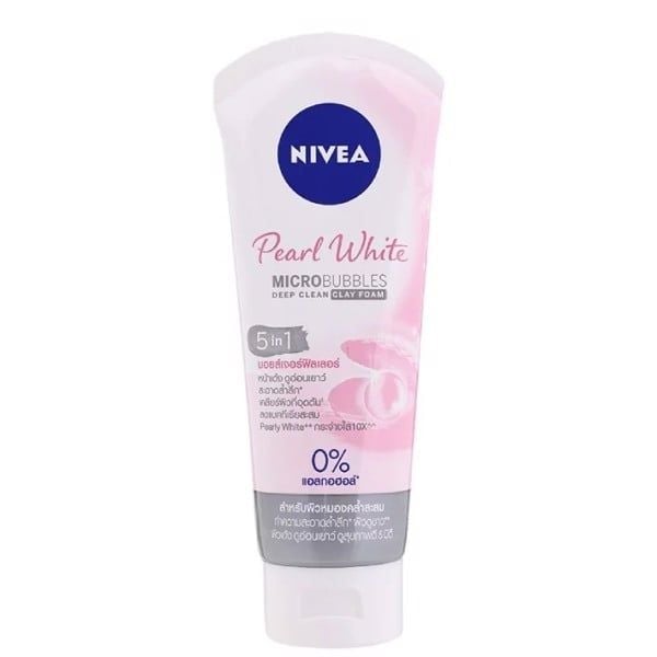 Sữa Rửa Mặt Đất Sét Giúp Hỗ Trợ Sáng Da Ngọc Trai Nivea 100Gr