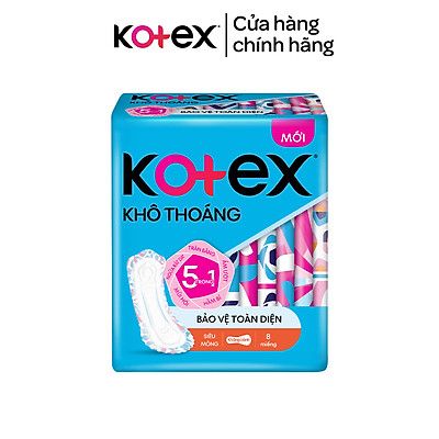 BVS Kotex khô thoáng dày không cánh 8 miếng