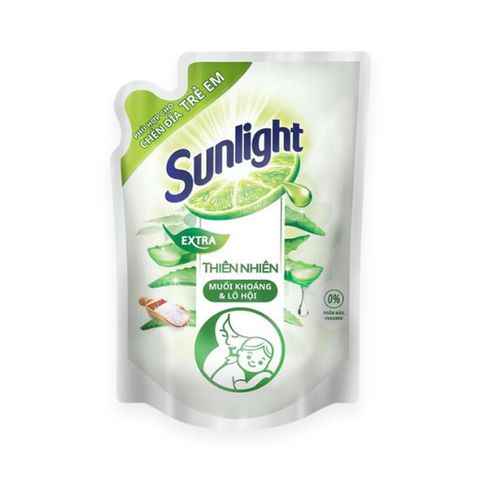 SUNLIGHT Nước rửa chén Thiên Nhiên Muối Khoáng Lô Hội