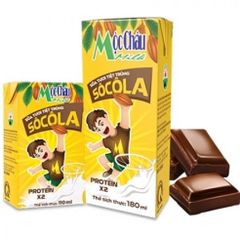 Sữa Tiệt Trùng sôcôla Mộc Châu Milk 180ml