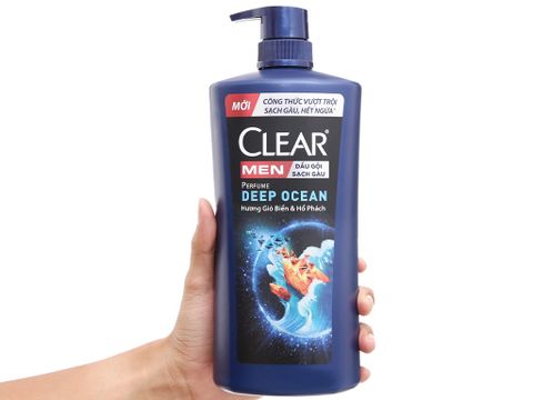 CLEAR MEN Dầu gội Sạch Gàu Hương Nước Hoa Biển & Hổ Phách