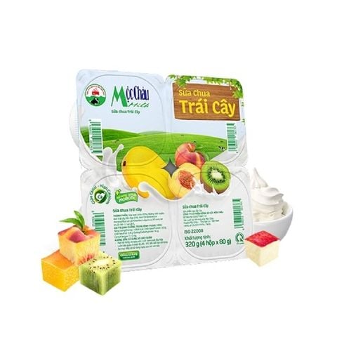 Sữa Chua Ăn Mộc Châu Milk trái cây 90g