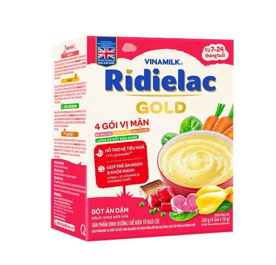 Bột AD Ridielac Gold 4 Gói Vị Mặn 4*50g