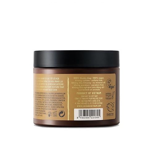 COCOON Bơ dưỡng thể cà phê Đắk Lắk 200ml