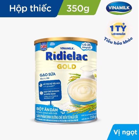 Bột Ăn Dặm Ridielac Gold gạo sữa HT 350g