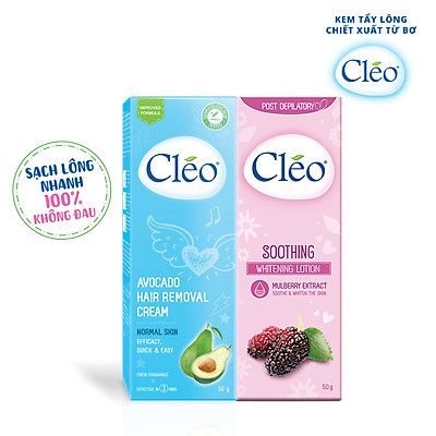 Combo Kem tẩy lông da thường 50g và Gel dưỡng sau tẩy lông 50g