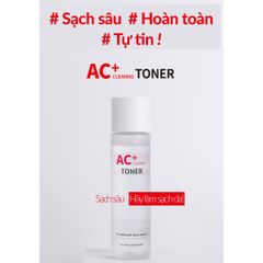 Nước cân bằng làm dịu da bị mụn - AC+ CLEARING TONER (150ml)