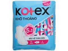 Băng Vệ Sinh Kotex khô thoáng dày có cánh 8 miếng