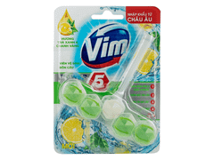 VIM Viên treo bồn cầu hương Trà xanh & chanh 55g