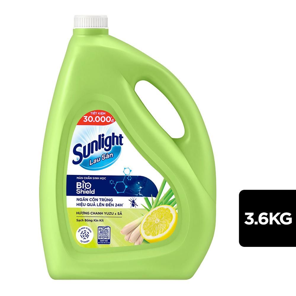 SUNLIGHT Nước lau sàn BIOSHIELD Hương Chanh Yuzu & Sả