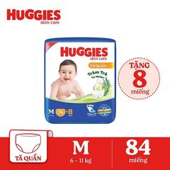 Tã quần Huggies Skin Care cỡ M (76M + 8M Tã quần M)