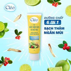 Kem Giảm Thâm Nách & Khử Mùi Cléo Dưỡng Sáng 6 Trong 1 35g