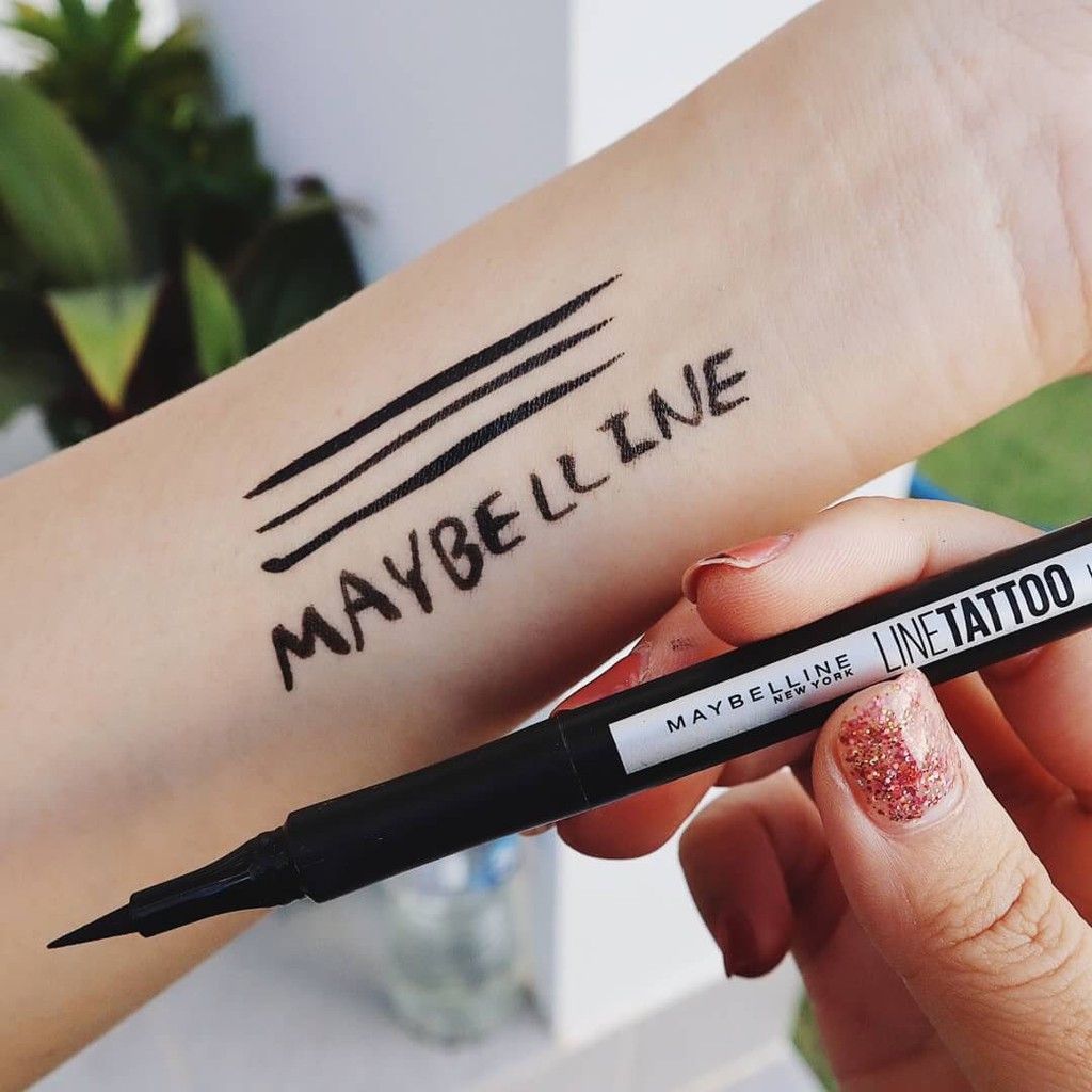 Bút Kẻ Mắt Nước Maybelline Lâu Trôi 36H Line Tattoo High Impact Liner - Intense Black 1g