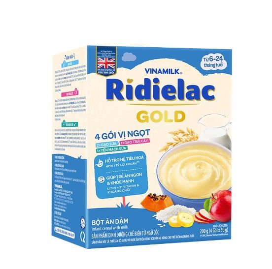 Bột AD Ridielac Gold 4 Gói Vị Ngọt 4*50g
