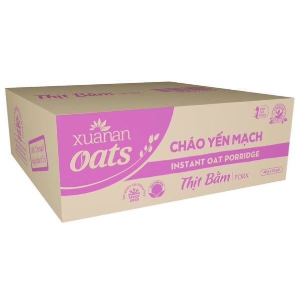 Xuân An Cháo Yến Mạch THỊT BẰM 40g dạng gói