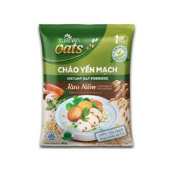 Cháo Yến Mạch RAU NẤM Xuân An 40gr dạng gói