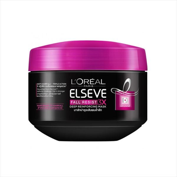 Kem Ủ Ngăn Gãy Rụng Tóc L'Oreal Paris Elseve Fall Resist 3X Mask 200ml