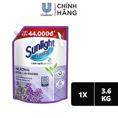 SUNLIGHT Nước lau sàn Tinh Dầu Thảo Mộc Hương Hoa Lavender