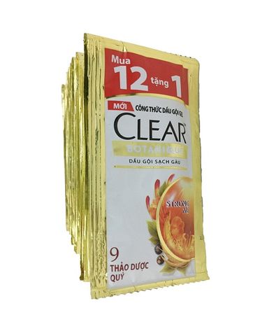 CLEAR Dầu Gội Thảo Dược 6Gx12