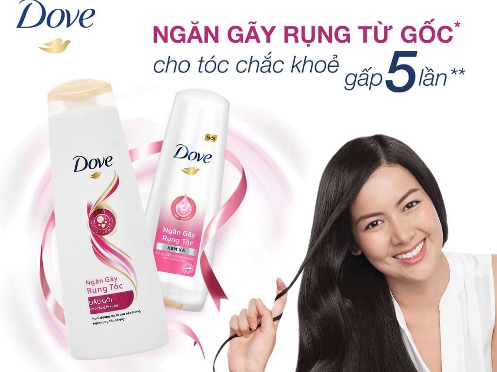 DOVE dầu xả ngăn gãy rụng tóc 6gx10