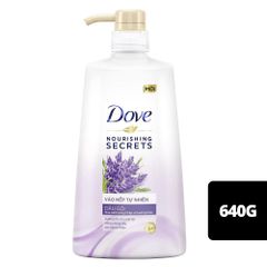 DOVE dầu gội vào nếp sống động tự nhiên 640g