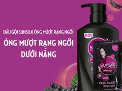 SUNSILK Dầu Gội đen óng mượt rạng ngời (6gx10 gói)