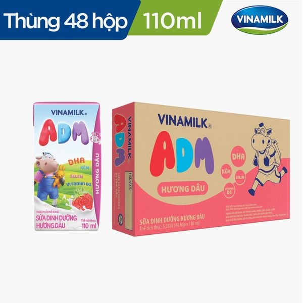 SDD hương dâu Vinamilk ADM 110ml