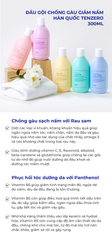 Dầu Gội Thanh Lọc Hương Hoa Lavender chống gàu giảm nấm Tenzero Purifying  300ml