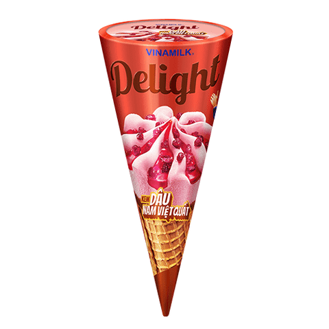 Kem Ốc Quế Dâu Nam Việt Quất Delight 110ml