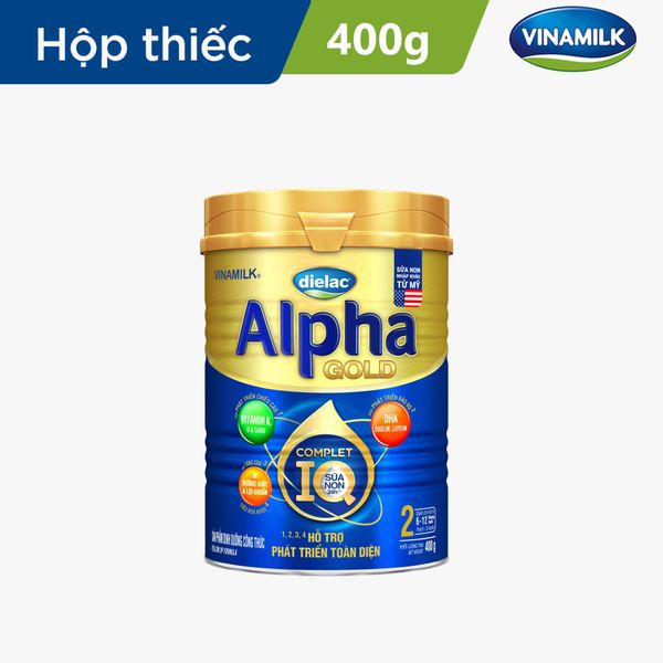 SB Dielac Alpha Gold IQ 2 HT 400g (Sữa Non)