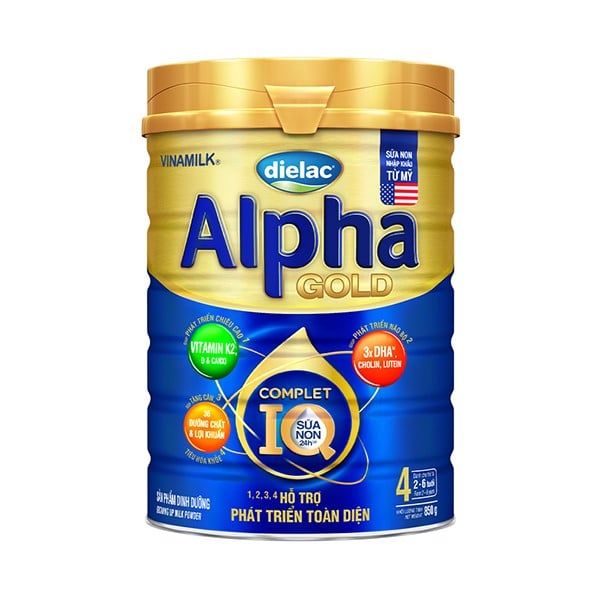 SB Dielac Alpha Gold IQ 4 HT 850g (Sữa Non)