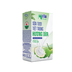 Sữa Tươi Tiệt Trùng hương dừa Mộc Châu Milk 110ml (BRIK)