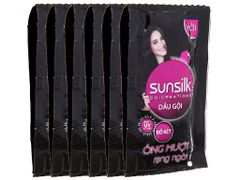 SUNSILK Dầu Gội đen óng mượt rạng ngời (6gx10 gói)