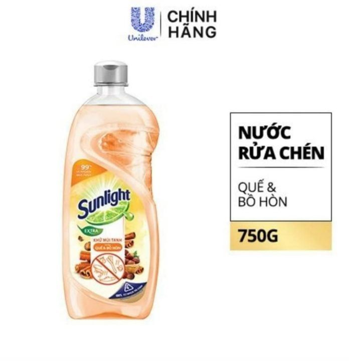 SUNLIGHT Nước rửa chén Quế & Bồ Hòn Can