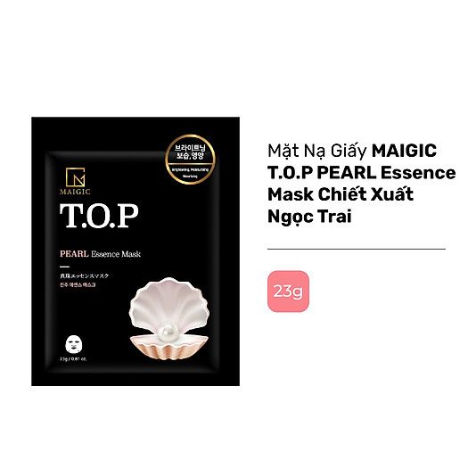 Mặt Nạ Tinh Chất MAIGIC T.O.P Pearl Essence Mask Chiết Xuất Ngọc Trai 23g