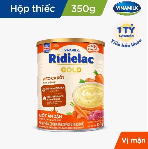 Bột AD Ridielac Gold heo cà rốt HT 350g