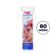 Bông Tẩy Trang Tippys Classic Make Up Pads 80 Miếng