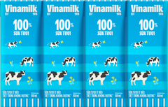 Sữa Tươi Tiệt Trùng không đường Vinamilk 180ml