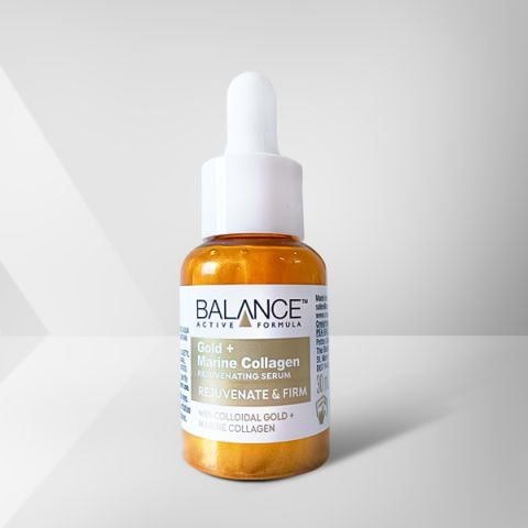 Tinh chất giúp làm mờ nếp nhăn trên da Balance Active Formula Gold + Marine Collagen Rejuvenating Serum (30ml)