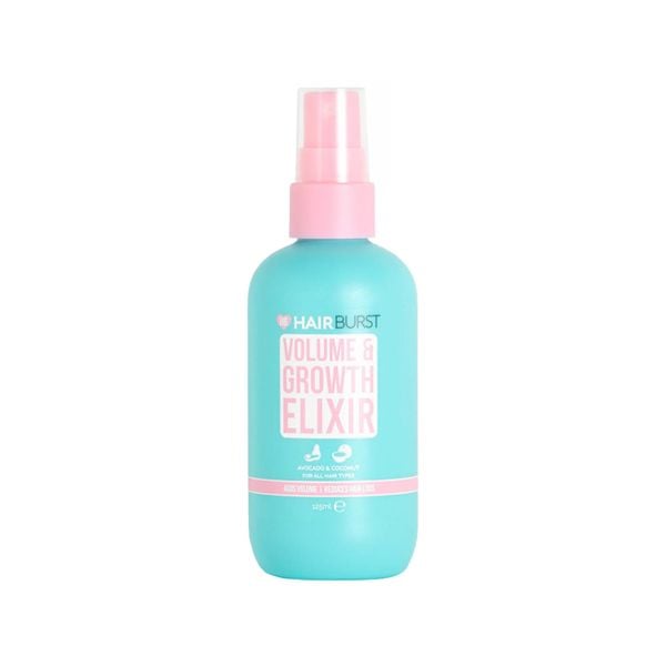 XỊT DƯỠNG TÓC HAIRBURST VOLUME AND GROWTH ELIXIR AVOCADO & COCONUT 125ML