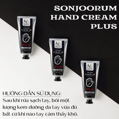{HÀNG CHÍNH HÃNG} Kem dưỡng da tay mềm mại mịn màng, không gây bết dính SONJOORUM HAND CREAM PLUS (60g) {Có tem phụ nhập khẩu chính ngạch}