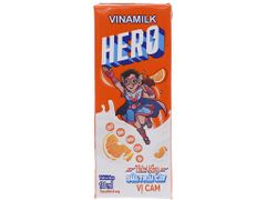 Thức Uống Sữa Trái Cây vị cam Vinamilk Hero 180ml