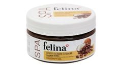 Felina kem tẩy tế bào da chết hạt Cà phê và tinh dầu Dừa 100g