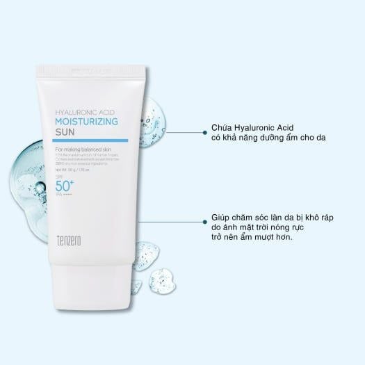 Kem Chống Nắng Dưỡng Ẩm Da Tenzero Hyaluronic Acid Moisturizing Sun ...